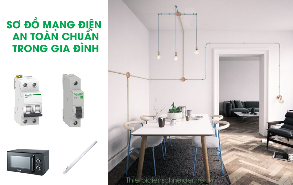 sơ đồ mạng điện trong gia đình