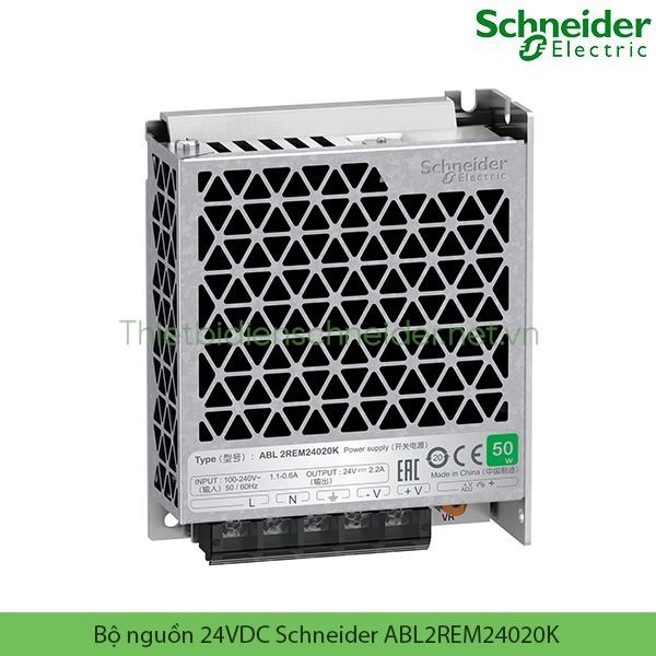 Bộ nguồn Schneider ABL2REM24020K, 24V DC output, 50W, 2.2A