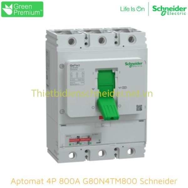 Aptomat Schneider G80N4TM800 4P 800A 50kA
