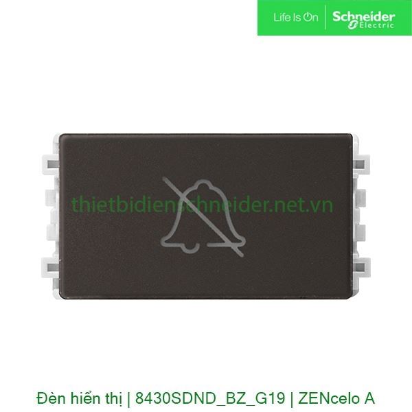 Đèn hiển thị Không làm phiền 8430SDND_BZ_G19 Zencelo A Schneider