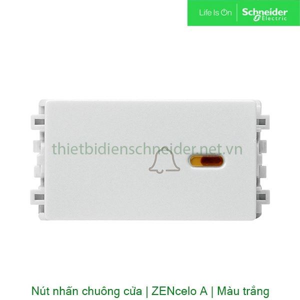 Nút nhấn chuông, size S 8431SBP_WE_G19 Zencelo A Schneider