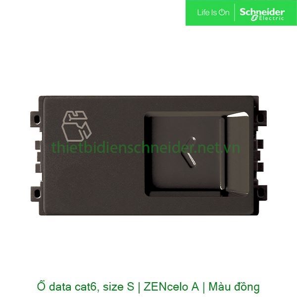 Ổ data cat6, size S 8431SRJ6V_BZ_G19 Zencelo A Schneider