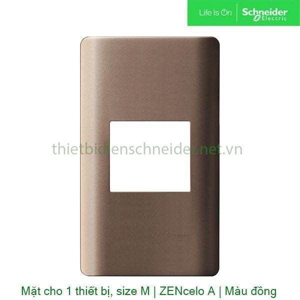 Mặt cho 1 thiết bị, size M A8401M_SZ_G19 Zencelo A Schneider