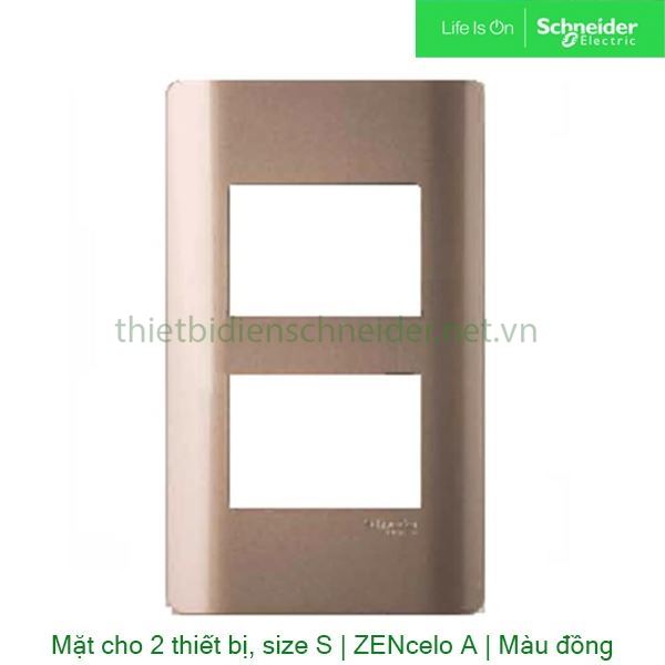 Mặt cho 2 thiết bị, size S A8402S_SZ_G19 Zencelo A Schneider