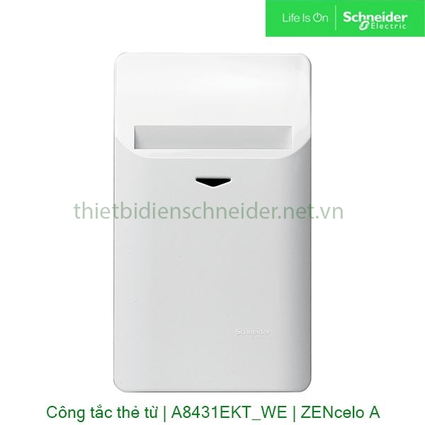 Công tắc chìa khóa thẻ A8431EKT_WE Zencelo A Schneider