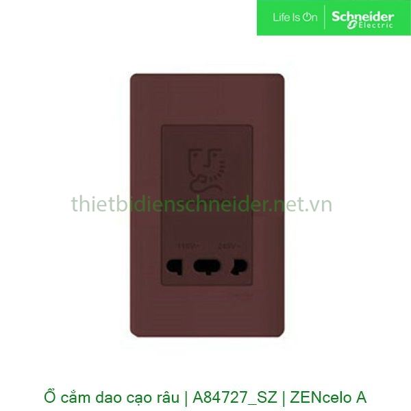 Ổ cắm dao cạo râu A84727_SZ Zencelo A Schneider