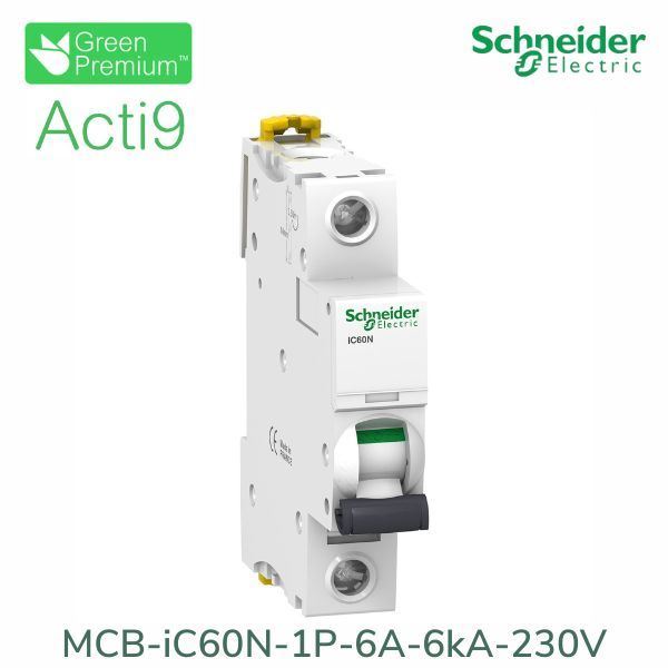 A9F74106 Schneider - Aptomat Acti9 iC60N MCB 1P 6A 6kA