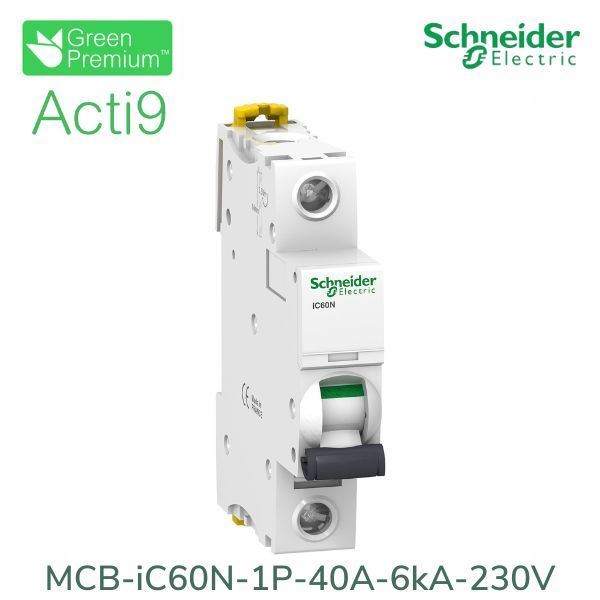A9F74140 Schneider - Aptomat Acti9 iC60N MCB 1P 40A 6kA