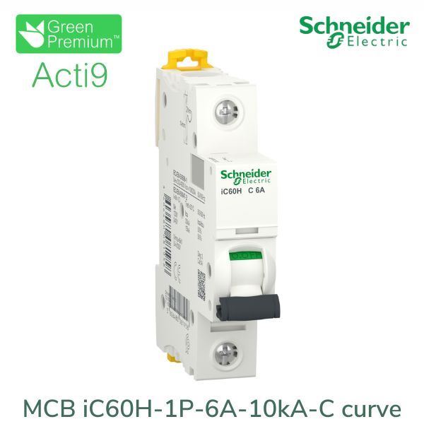 A9F84106 Schneider - Aptomat Acti9 iC60H MCB 1P 6A 10kA