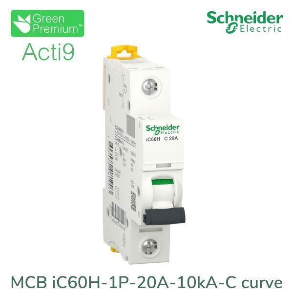 A9F84120 Schneider - Aptomat Acti9 iC60H MCB 1P 20A 10kA