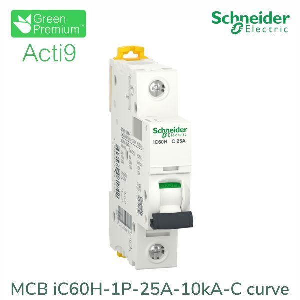 A9F84125 Schneider - Aptomat Acti9 iC60H MCB 1P 25A 10kA