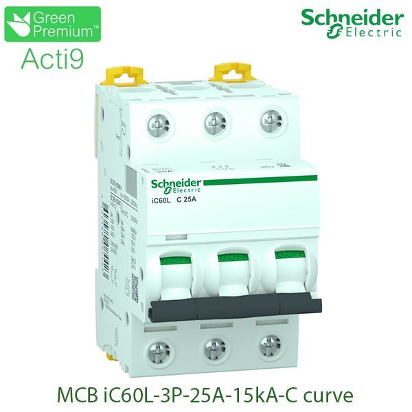 A9F94325 Schneider - Aptomat Acti9 iC60L MCB 3P 25A 15kA