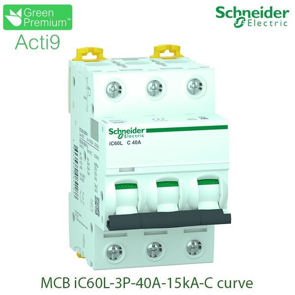 A9F94340 Schneider - Aptomat Acti9 iC60L MCB 3P 40A 15kA