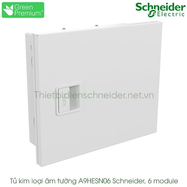 A9HESN06 Schneider - Tủ điện kim loại âm tường 6 module Acti9
