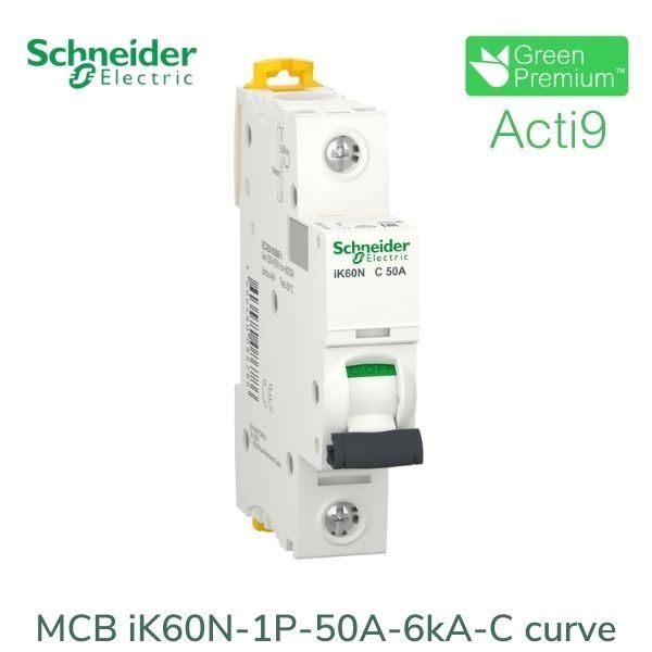 A9K24150 Schneider - Aptomat Acti9 iK60N MCB 1P 50A 6kA