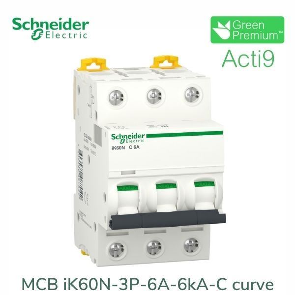 A9K24306 Schneider - Aptomat Acti9 iK60N MCB 3P 6A 6kA