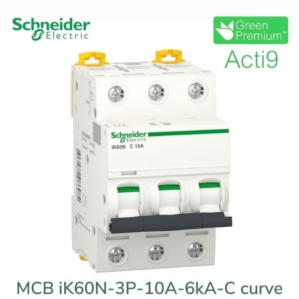 A9K24310 Schneider - Aptomat Acti9 iK60N MCB 3P 10A 6kA