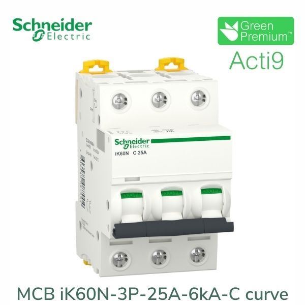 A9K24325 Schneider - Aptomat Acti9 iK60N MCB 3P 25A 6kA