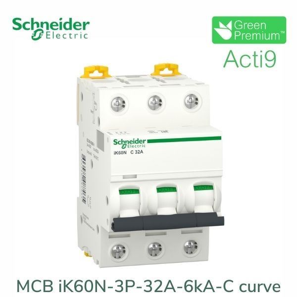 A9K24332 Schneider - Aptomat Acti9 iK60N MCB 3P 32A 6kA