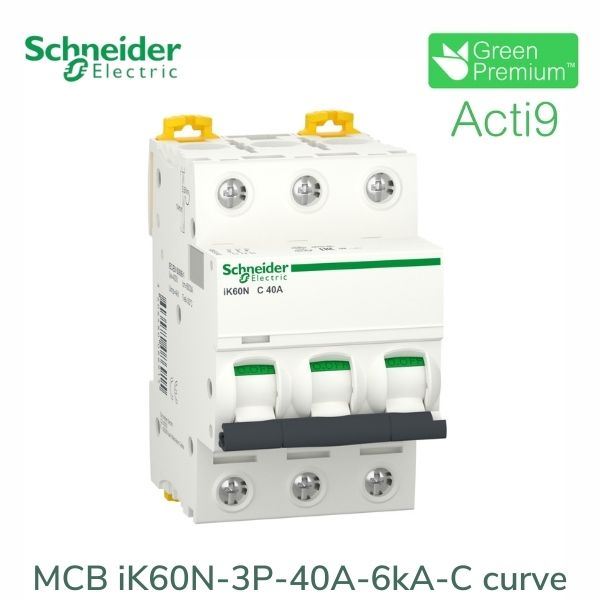 A9K24340 Schneider - Aptomat Acti9 iK60N MCB 3P 40A 6kA