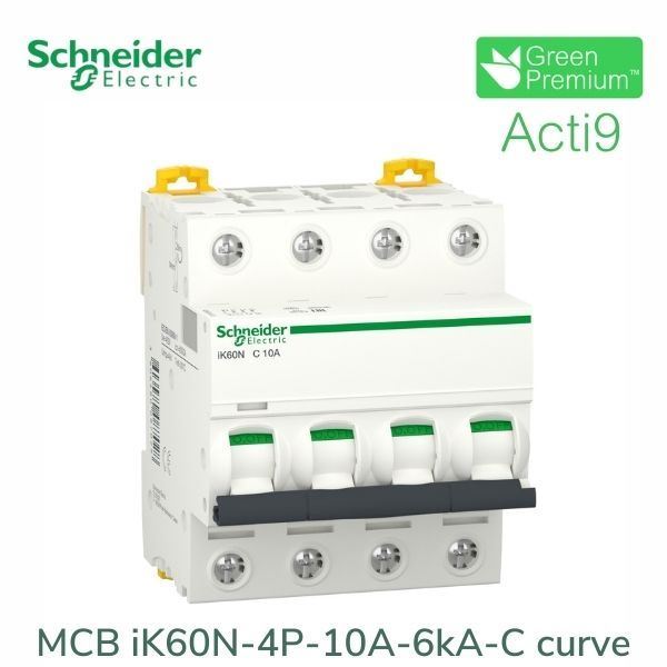 A9K24410 Schneider - Aptomat Acti9 iK60N MCB 4P 10A 6kA