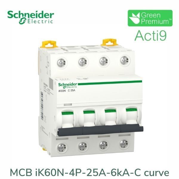 A9K24425 Schneider - Aptomat Acti9 iK60N MCB 4P 25A 6kA