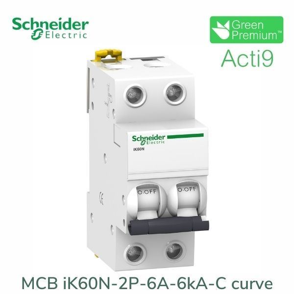 A9K27206 Schneider - Aptomat Acti9 iK60N MCB 2P 6A 6kA