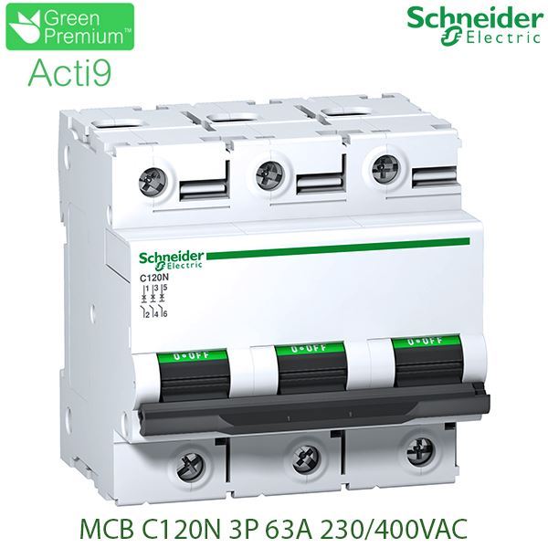 A9N18364 Schneider - Aptomat Acti9 C120N 3P 63A 10kA