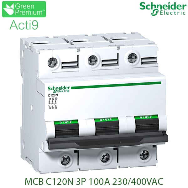 A9N18367 Schneider - Aptomat Acti9 C120N 3P 100A 10kA