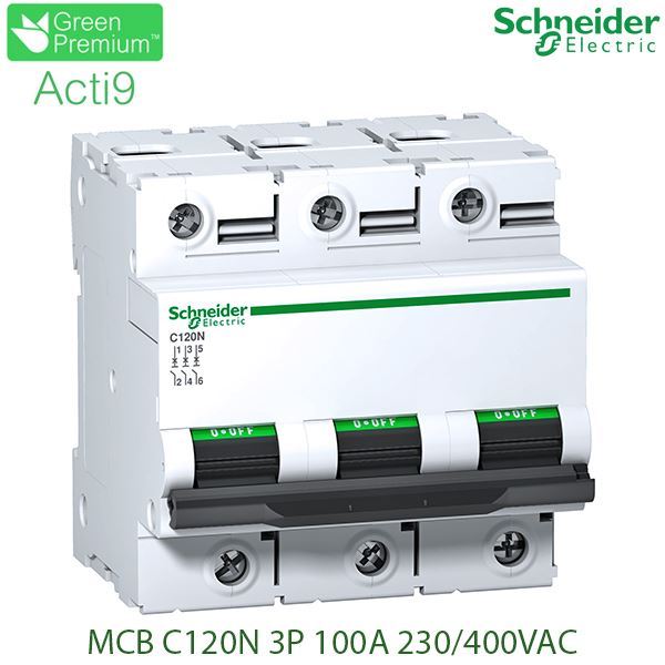 A9N18367 Schneider - Aptomat Acti9 C120N 3P 100A 10kA