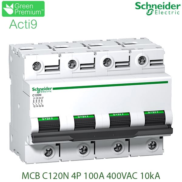 A9N18374 Schneider - Aptomat Acti9 C120N 4P 100A 10kA