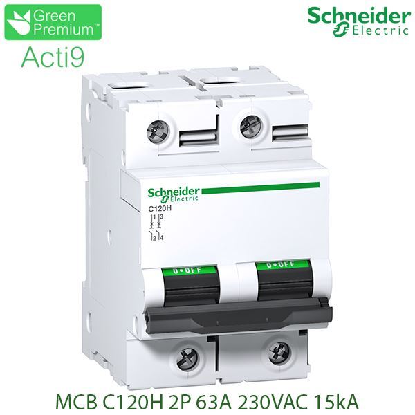 A9N18456 Schneider - Aptomat Acti9 C120H 2P 63A 15kA