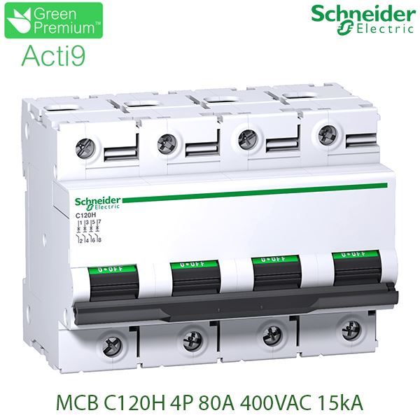 A9N18479 Schneider - Aptomat Acti9 C120H 4P 80A 15kA