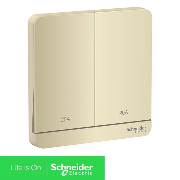 Công tắc đôi 2 cực 20A màu vàng E8332D20N_WG_G19 Schneider