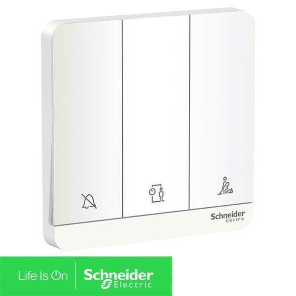 E8333DMWS_WE_G19 Schneider - Công tắc khách sạn, màu trắng