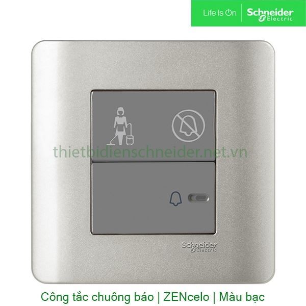 Bộ công tắc chuông không làm phiền, xin dọn phòng E8431BPDM_SA_G19 Zencelo Schneider