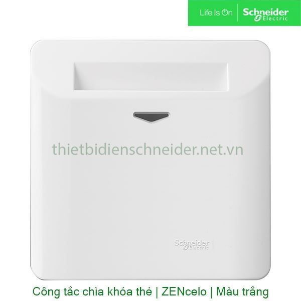 Bộ công tắc chìa khóa thẻ E8431EKT_WE Zencelo Schneider