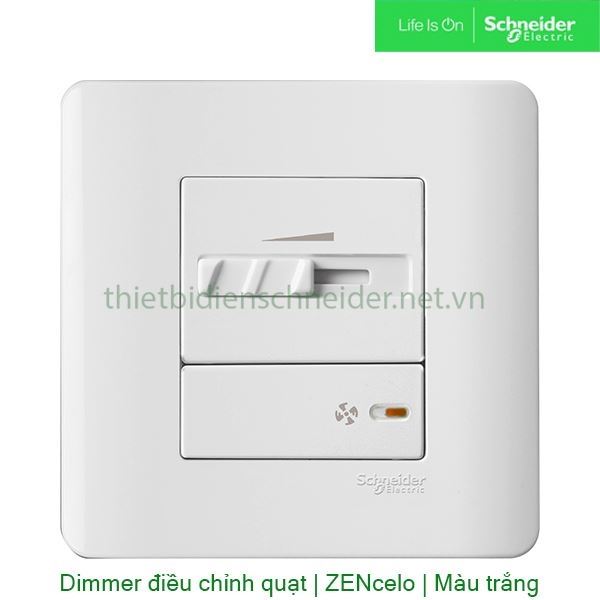 Công tắc điều chỉnh tốc độ quạt E8431SPF_WE Zencelo Schneider