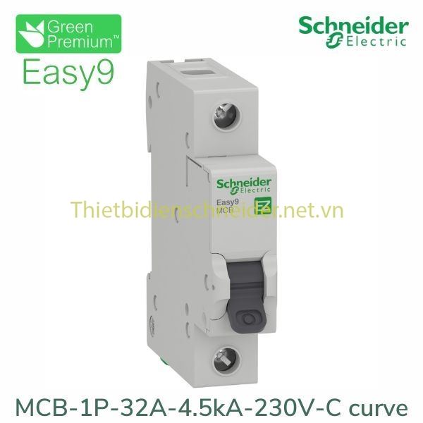 EZ9F34132 Schneider - Aptomat Easy9 MCB 1P 32A 4.5kA