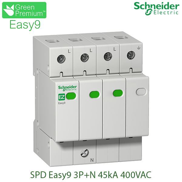 EZ9L33745 Schneider -  Chống sét lan truyền Easy9 SPD 3P+N 45kA 400V