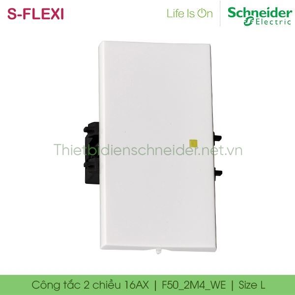 Công tắc 2 chiều 16AX F50_2M4_WE S-Flexi Schneider, size L