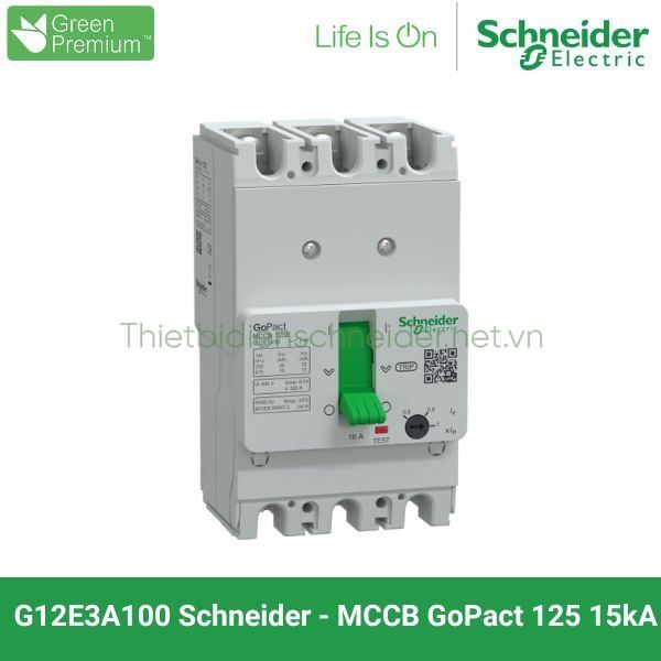 Aptomat Schneider G12E3A100 3P 100A 15kA