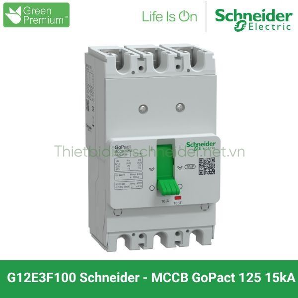 Aptomat Schneider G12E3F100 3P 100A 15kA