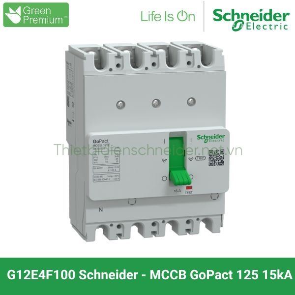 Aptomat Schneider G12E4F100 4P 63A 15kA