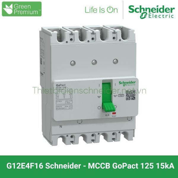 Aptomat Schneider G12E4F16 4P 16A 15kA