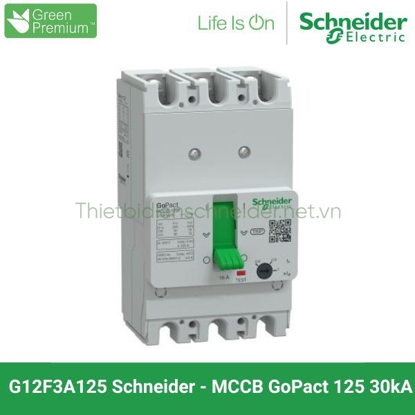 Aptomat Schneider G12F3A125 3P 125A 30kA