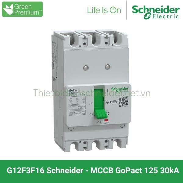 Aptomat Schneider G12F3F16 3P 16A 30kA