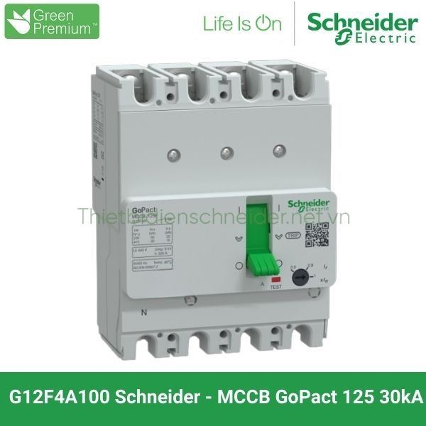 Aptomat Schneider G12F4A100 4P 100A 30kA