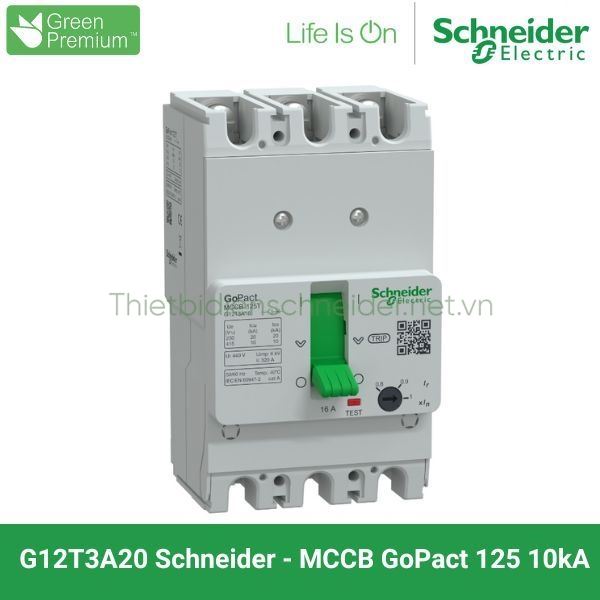 Aptomat Schneider G12A3F20 3P 20A 10kA