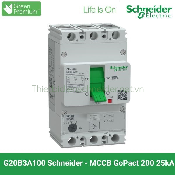 Aptomat Schneider G20B3A100 3P 100A 25kA